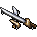 crossed weapons